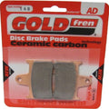 Brake Disc Pads Rear For Kawasaki Zzr 1400 (ZX1400B7F) (ABS) 2007