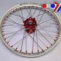 SM Pro 19x1.85 Rear Wheel Silver Rim, Red Hub Honda CRF250R 04-13, CRF450R 02-12