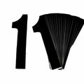 Black 8"/20cm 1. PACK/25