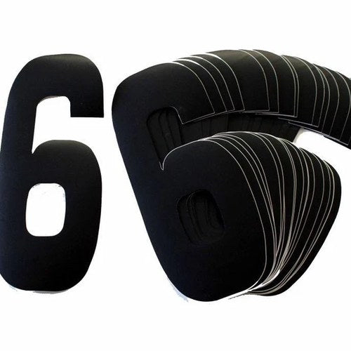 Black 8"/20cm 6/9. PACK/25