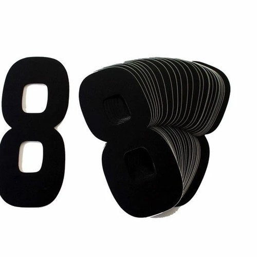 Black 8"/20cm 8. PACK/25