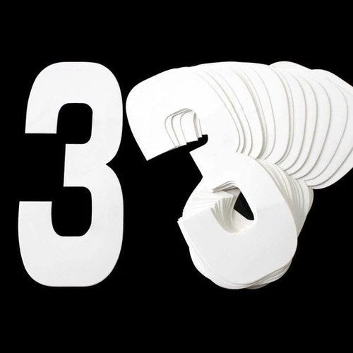 White 8"/20cm 3. PACK/25