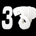 White 8"/20cm 3. PACK/25