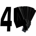Black 8"/20cm 4. PACK/25
