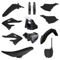 Polisport Plastic Kit + SEAT/TANK Yamaha YZ125 02-21, Black RE-STYLE 22-25