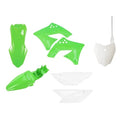 Polisport Plastic Kit Kawasaki KLX110 2010-2024, GREEN/WHITE