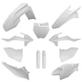 Polisport Plastic Kit + Fork Guards KTM SX/SX-F/XC/XC-F 2016-2018, White