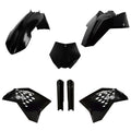 Polisport Plastic Kit + Fork Guards KTM SX/SX-F 2008-2010, Black