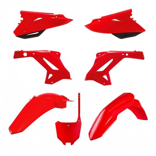 Polisport Plastic Kit Honda CR125/250 00-01, Red CRF450R 23-24 Restyle
