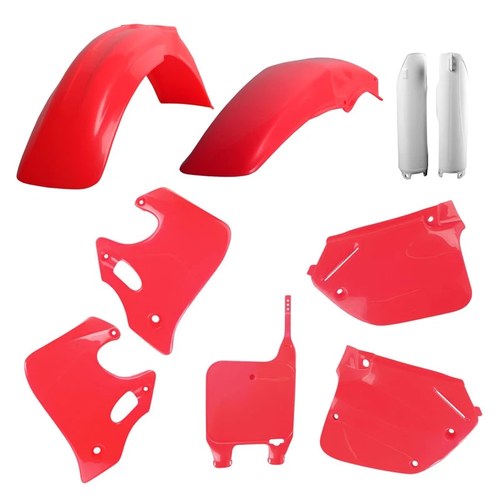Polisport Plastic Kit + Fork Guards Honda CR125 91-92, CR250 90-91, OEM 93
