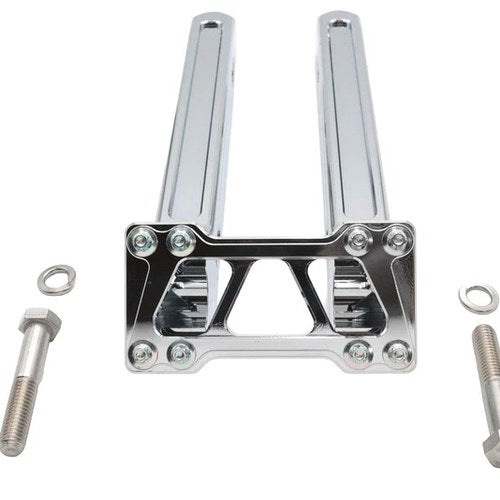 Wyatt Gatling 12 inch Pirate Style Riser Set Chrome for Harley-Davidson