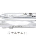 Wyatt Gatling Muffler Set Chrome with Black Saturn Tips for Harley-Davidson