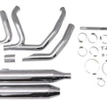 Wyatt Gatling Super Sport Exhaust System Chrome fits Harley Davidson