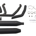 Wyatt Gatling Super Sport Exhaust System Black fits Harley Davidson