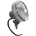 4 inch Retro Headlamp Polished for Harley-Davidson
