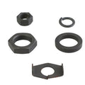 Parkerized Rear Axle Nut and Lock Kit for Harley-Davidson