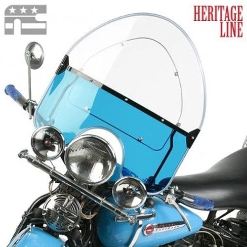 National Cycle Spring Fork Windshield Blue for Harley-Davidson