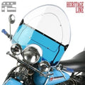 National Cycle Spring Fork Windshield Blue for Harley-Davidson