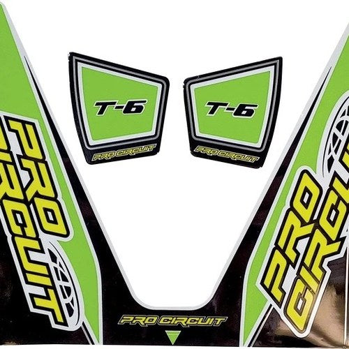 Pro Circuit T-6 Exhaust Decal Green