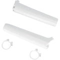 UFO Fork Tube Protectors White SU02943041 for Suzuki RM125/RM250 1992-1993