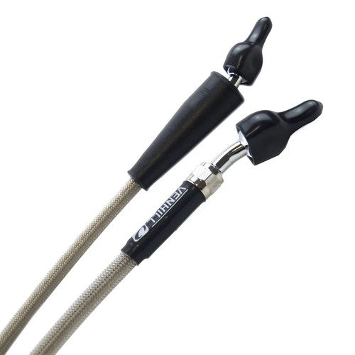 Venhill Front Brake Hose SILVER/BLK Yamaha YZ125/250 YZ-F250/450 2005-2007