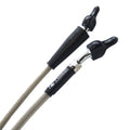 Venhill Front Brake Hose SILVER/BLK Yamaha YZ125/250 YZ-F250/450 2005-2007