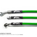 Fir Rear Brake Hose GREEN/BLK Kawasaki KDX220 1997-2001, KDX220R 2002-2004