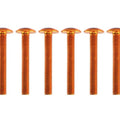 5x35 Anodized Gold Alloy Button Head Screw, Pk6