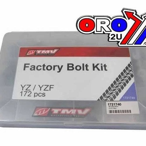 Tmv Yamaha YZ/YZF Factory Bolt Kit, 172pcs