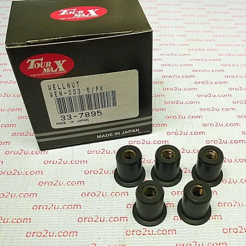Kawasaki Fairing Wellnut M6 (5PK)