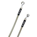 Venhill Front Brake Hose SILVER/BLK, Yamaha XT225 95-00, TTR225 99-04