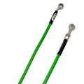 Fir Front Brake Hose GREEN/BLK, Kawasaki KLX450R 2008-2023