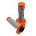 Fir GREY/ORANGE Soft Half Waffle Lock ON Grip Set 2T KTM/HUSQ 2017-2022