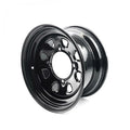 Itp Delta Black Steel ATV Wheel Rim 14x7, 4/156, 4+3, 12mm Stud