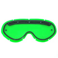 Hybrid Tear Off Vented Green Lens, Anti Fog, Anti Scratch