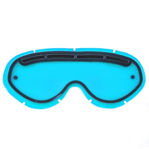 Hybrid Tear Off Vented Blue Lens, Anti Fog, Anti Scratch