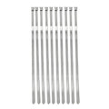 6mm x 25cm CV Boot Stainless Steel Straps - Pack OF 10