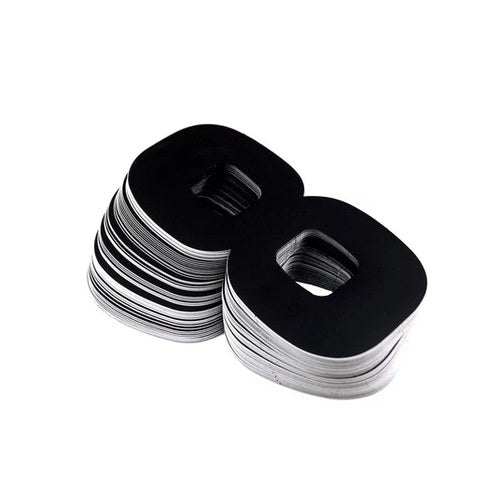 Black 6" Race Numbers - 8 Eight, X25, Vinyl Sticker