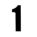 Black 6" Race Numbers - 1 One, Each, Vinyl Sticker