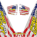Pro Circuit T-6 Exhaust Decal Stars & Stripes