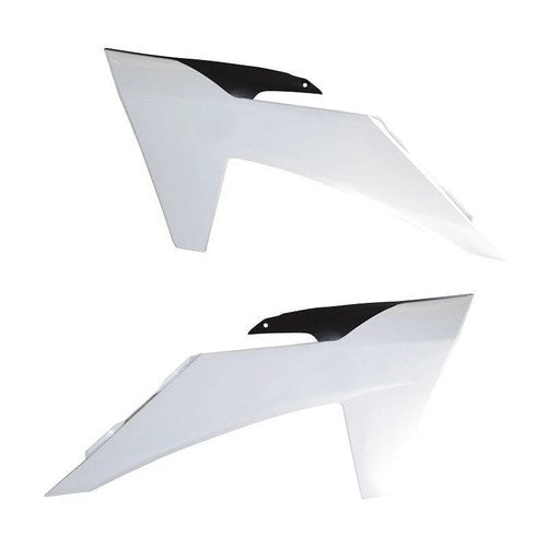 R-TECH BLACK/WHITE Rad Scoops KTM SX/SX-F 23-24, EXC/EXC-F/XC-W/XCF-W 2024