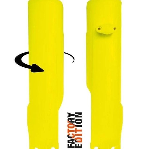R-TECH Neon Yellow Full Fork Guards XC/XC-F 125-250-300-350-450 2023-2024