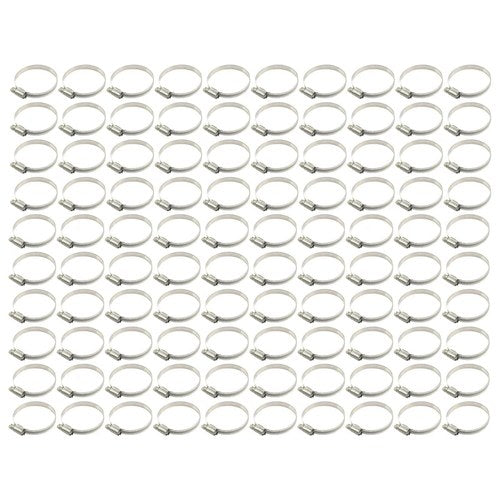Jubilee Pipe Clip 40 - 60mm Kale Clamp 304 Stainless Steel (PACK OF 100)