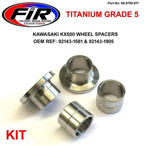 GR5 F/R Wheel Spacer Kit Kawasaki KX125 97-01, KX250 97-02, KX500 97-03