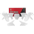 R-TECH White Plastic KIT/5 Yamaha YZ450F 2023-2025, YZ450FX 2024-2025