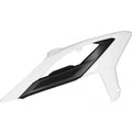 R-TECH WHITE/BLACK Radiator Scoops Beta RR 125-480 2023-2024