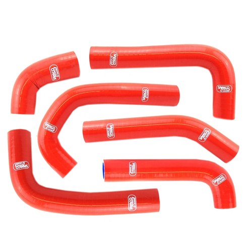 Samco 6 Piece Red Silicone Hose Kit Vor MX450 2004-2008