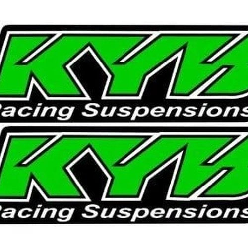 Kyb Green Fork Sticker 1 Pair Reflective Decal