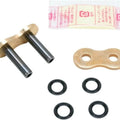 D.I.D. 525 ZVM-X2 Series X-Ring Chain Master Rivet Link Gold