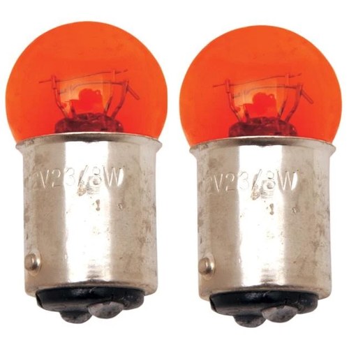 DS Small Globe 1157 Bulbs 23/8W Amber 2-Pack